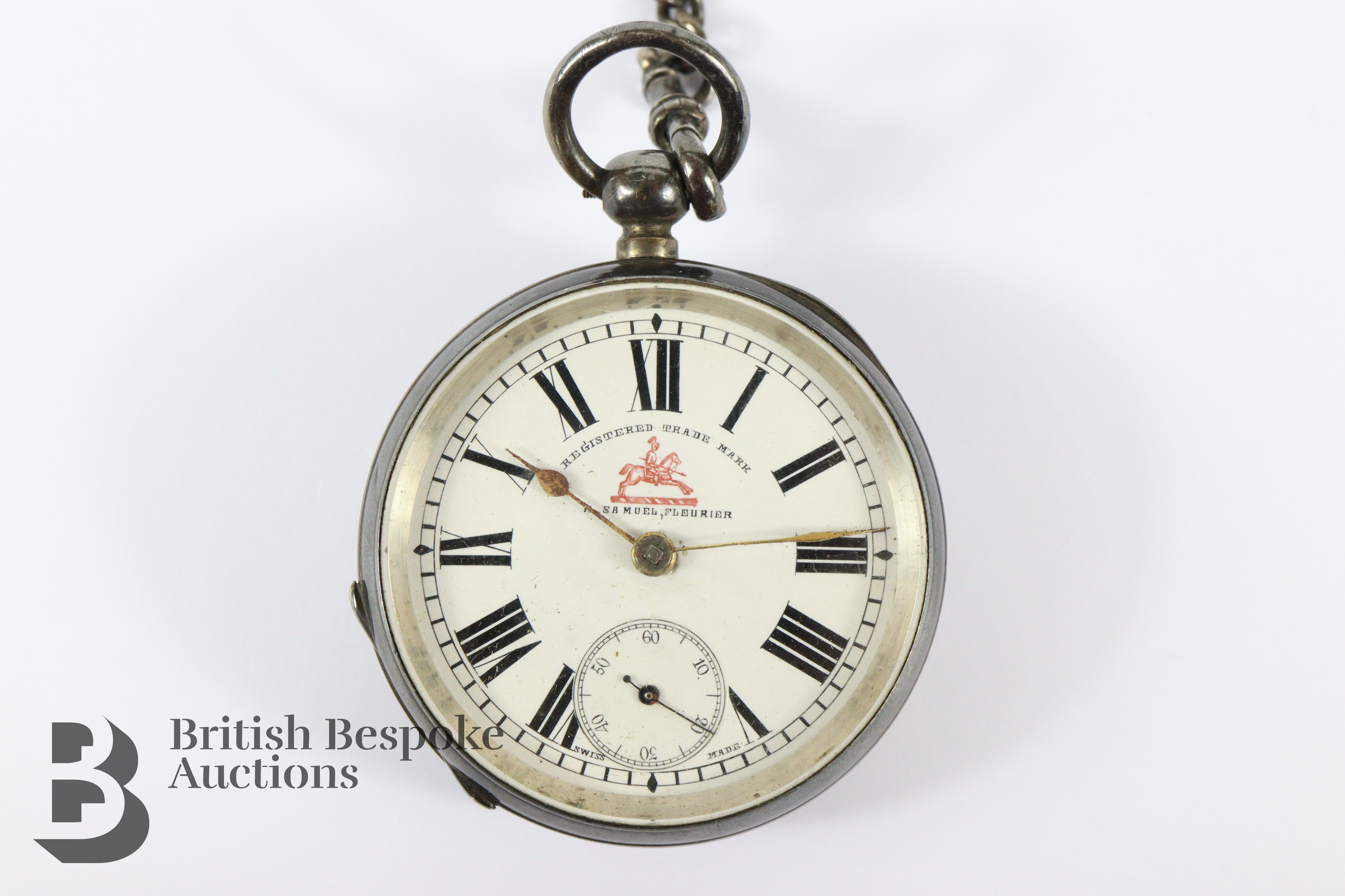 Silver Pair-Cased Pocket Watch - Image 2 of 6