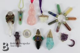 Quantity of Semi-Precious Stone Crystal Amulets