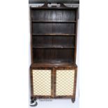 Late Regency Rosewood Veneer Bookcase