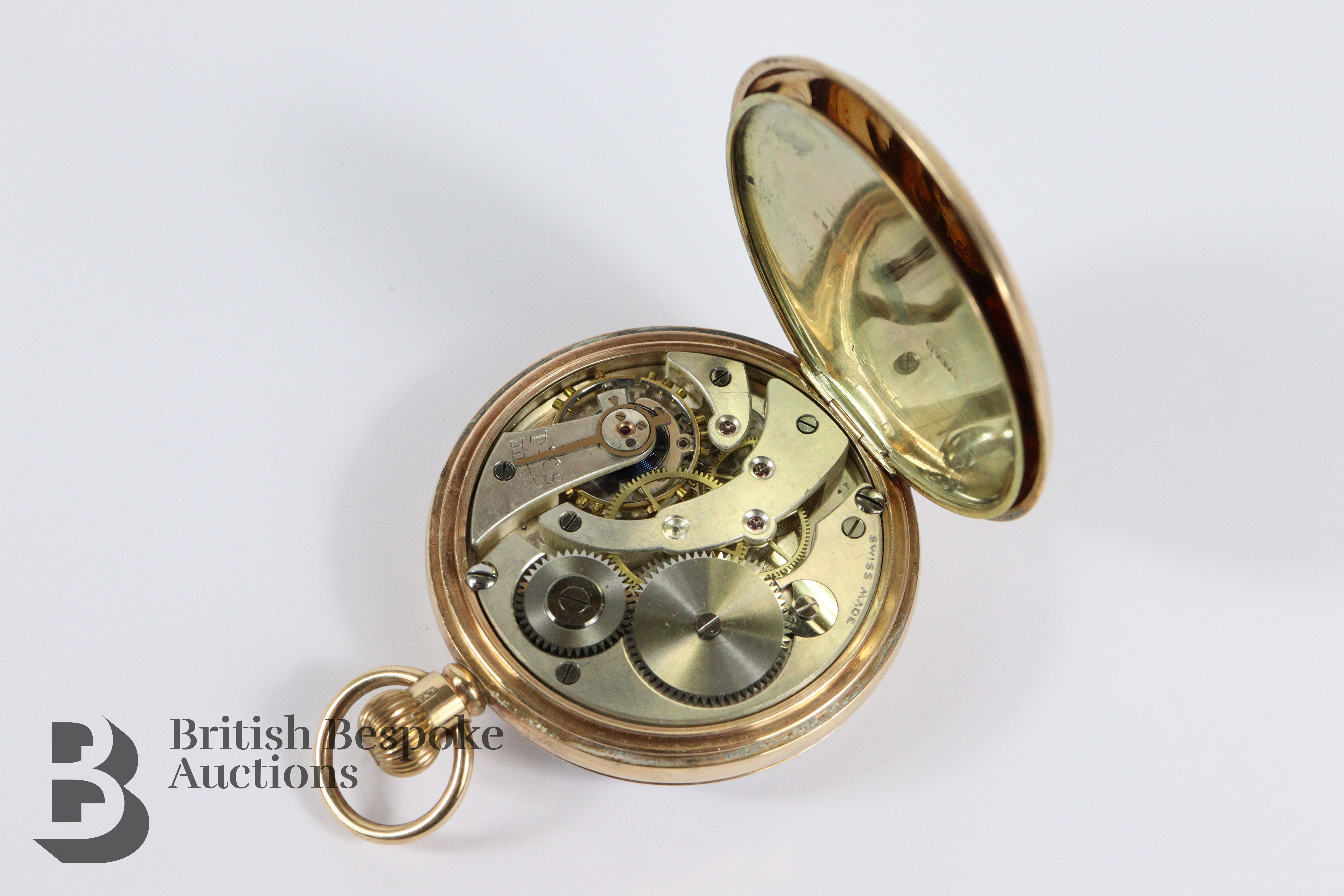 J.W Benson 9ct Gold Pocket Watch - Image 5 of 14