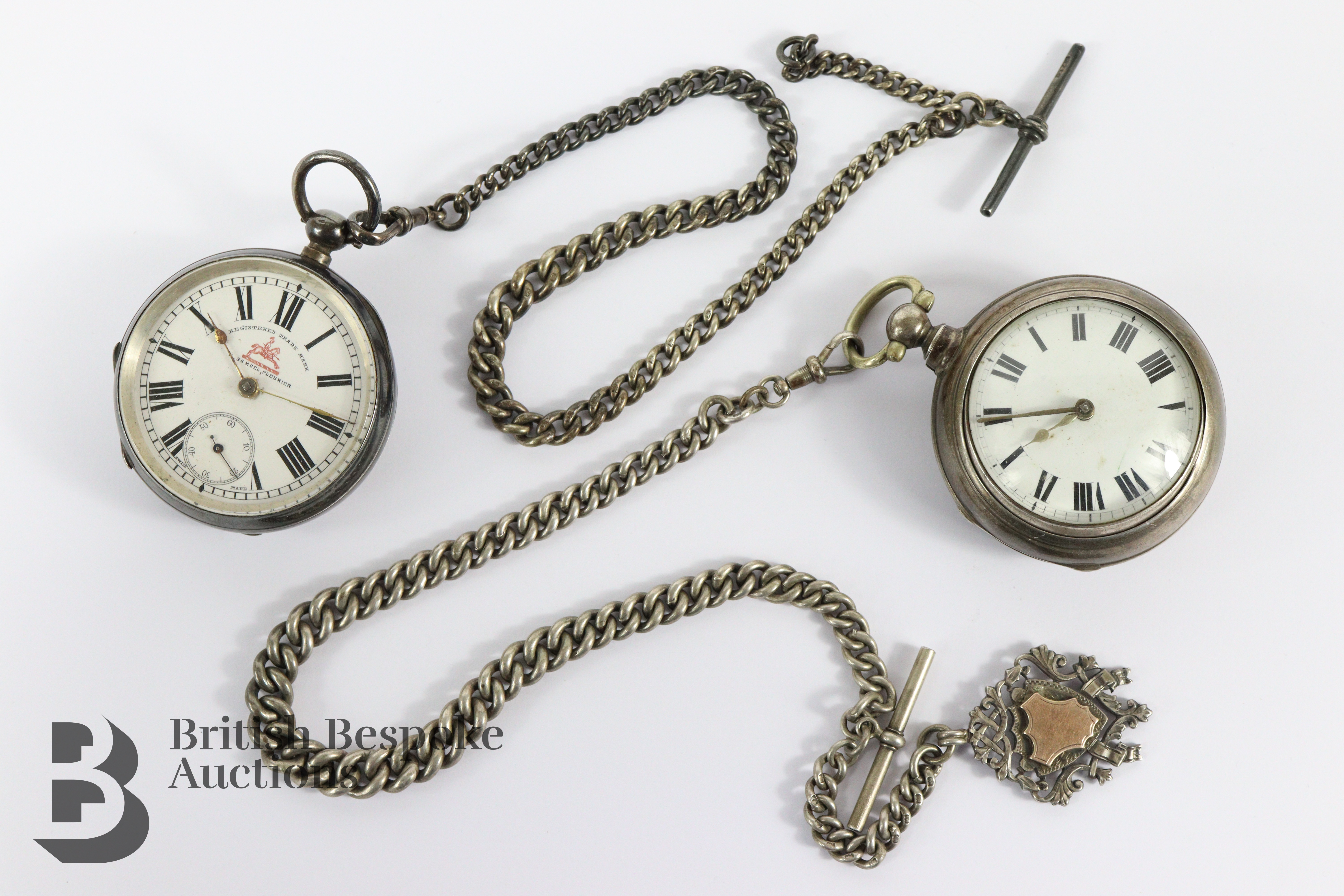 Silver Pair-Cased Pocket Watch