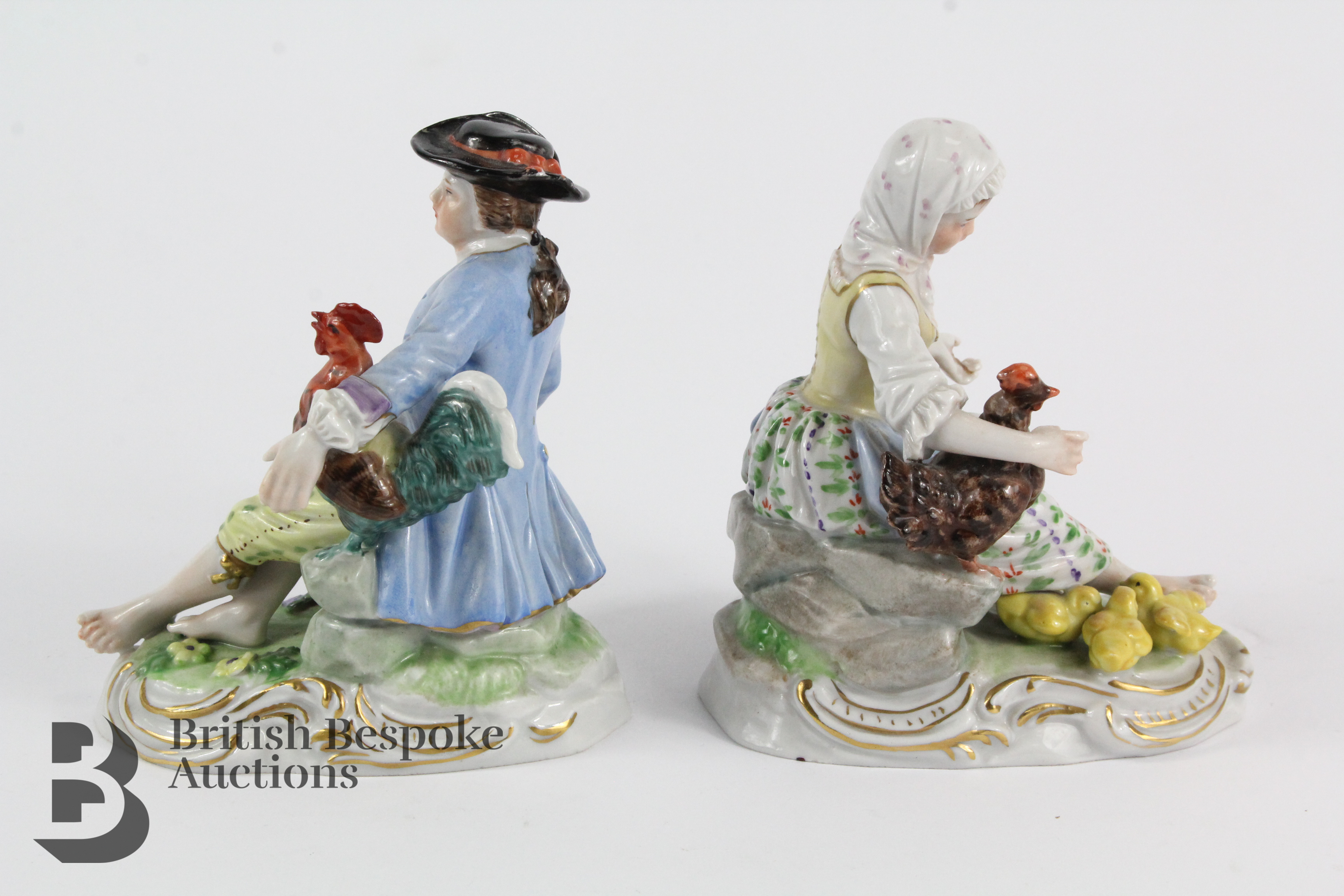 Pair of Porcelain Bocage Figurines - Image 16 of 18
