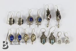 Quantity of Semi-Precious Stone Earrings