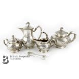 Tuck Chang (1870-1920) Silver Tea Set