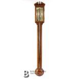 Georgian-style Oak Stick Barometer