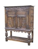 18th Century Oak Court Cupboard