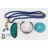 Quantity of Semi-Precious Stone Necklaces and Pendants