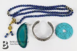 Quantity of Semi-Precious Stone Necklaces and Pendants