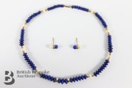 Lapis Lazuli and Pearl Necklace