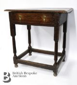 18th Century Oak Side Table