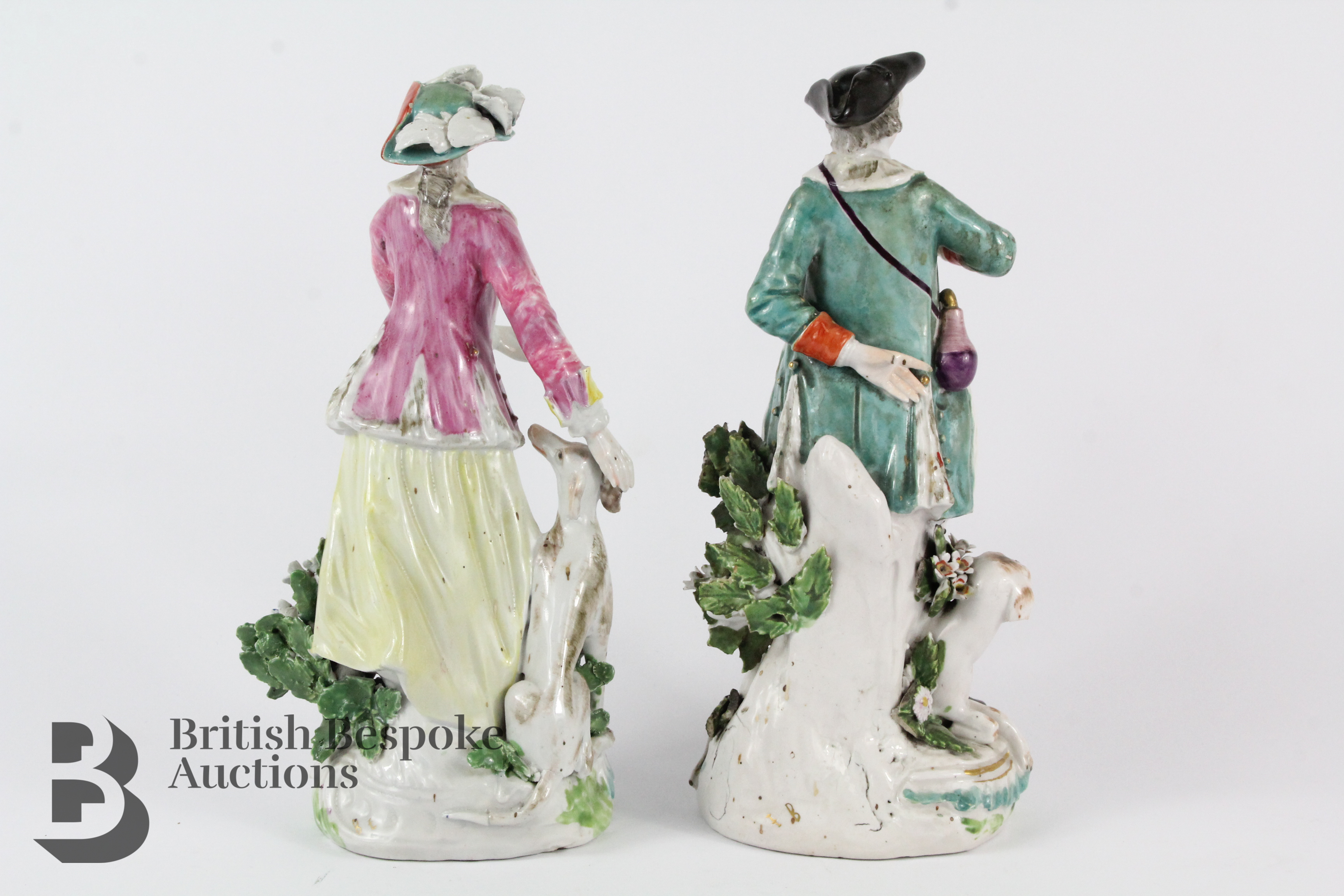 Pair of Porcelain Bocage Figurines - Image 3 of 18
