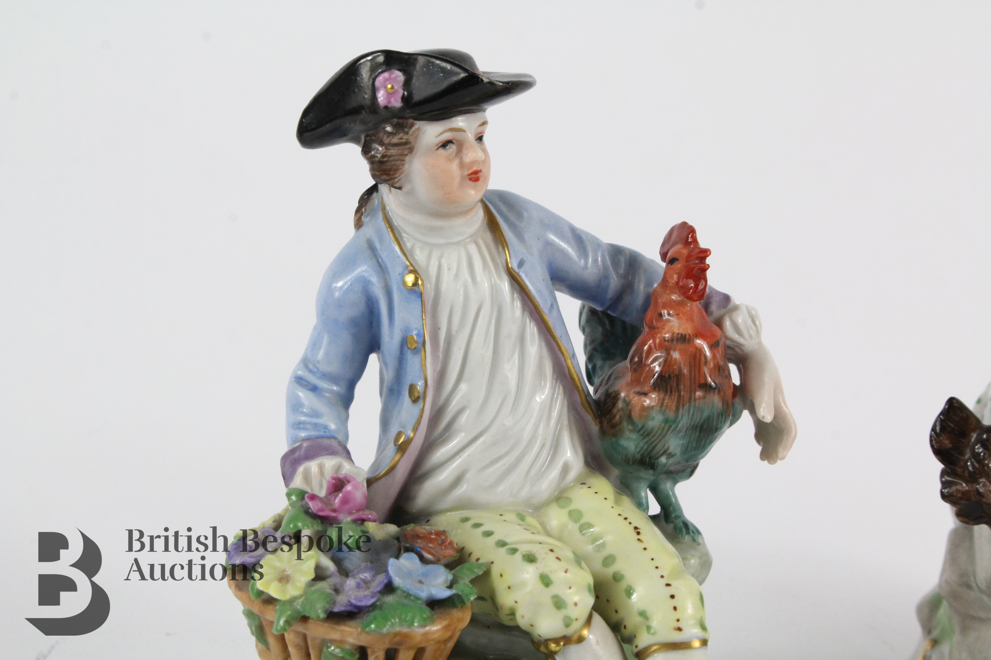 Pair of Porcelain Bocage Figurines - Image 13 of 18