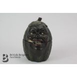 Quirky Ceramic Tobacco Jar and Cover