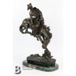 After Frederick Remington Bronze Statue