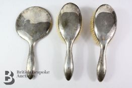 George V Silver Vanity Set