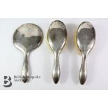 George V Silver Vanity Set