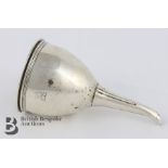 George III Silver Wine Funnel