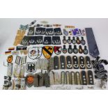 Quantity of Military Cloth Badges, Shoulder Epaulettes