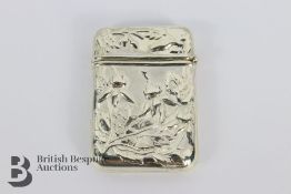 Sterling Silver Vesta Case