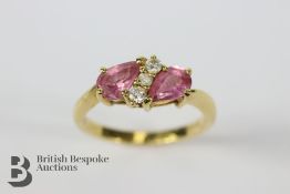 18ct Ruby and Diamond Ring