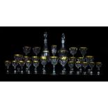 Johann Oertel and Co Crystal Wine Glasses and Decanters