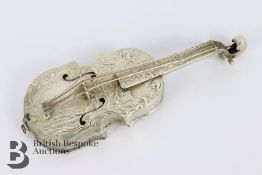 Dutch Silver Novelty Cello