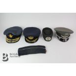 Four Military Caps - Airforce