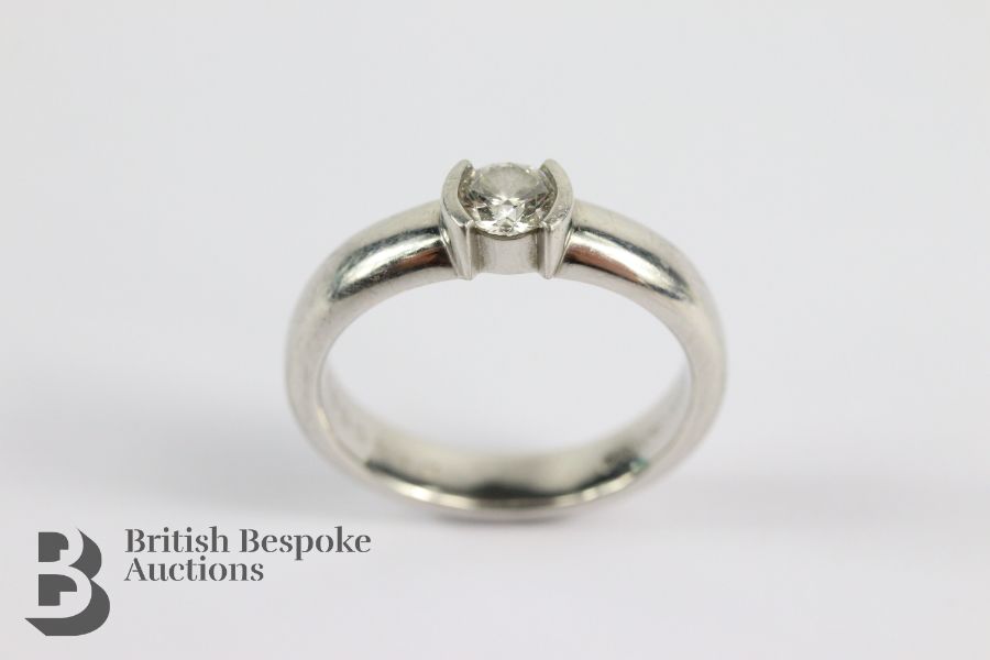 Tiffany & Co Solitaire Diamond Ring - Image 4 of 5