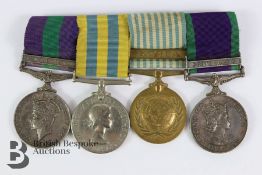 Four Medals to Corporal Buck