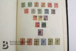 Worldwide Stamp Collection in 2 Green Albums