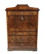 Biedermeier Mahogany Secretaire