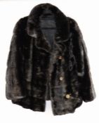 Harrods Black Mink Coat