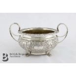 Irish Silver Twin Handled Bowl