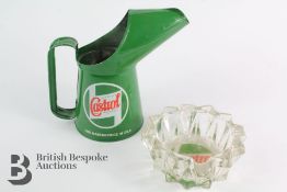 Castrol Ashtray and Oil Jug