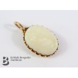 14/15ct Gold Opal Pendant