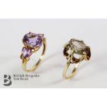 9ct Gold Amethyst Ring