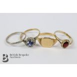 Three 9ct Gold Rings