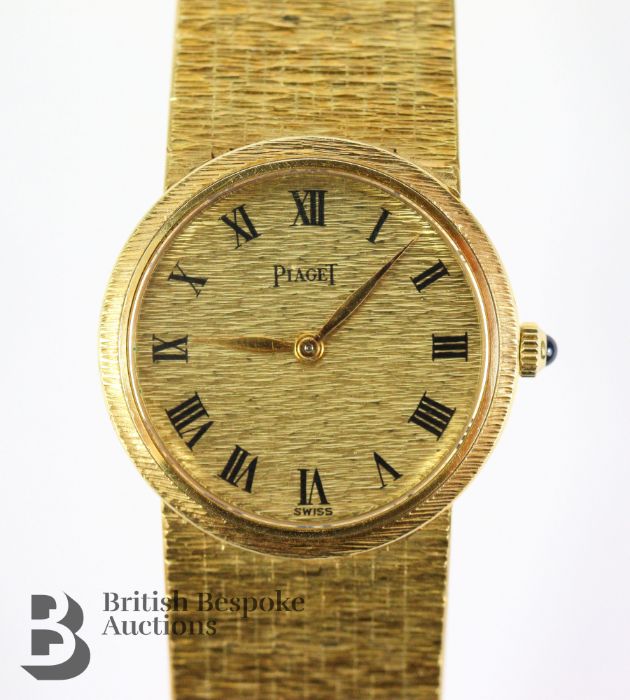 18k Gold Piaget Lady's Wrist Watch