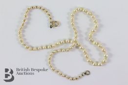 Victorian Graduated Pearl Necklace