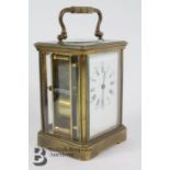 Large Brass Carriage Clock