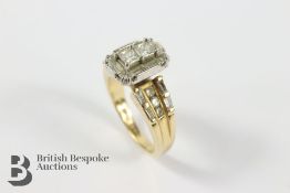 14ct Yellow Gold Diamond Ring