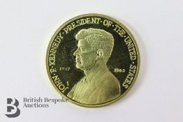 1963 Kennedy Gold Medallion