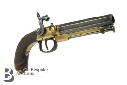 Brass Framed Side Hammer Overcoat Pistol