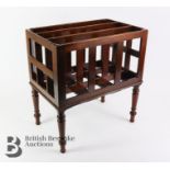 George III Mahogany Canterbury