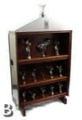 Rolls Royce Silver Wraith Radiator Mascot Display Cabinet