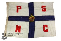 Vintage Ship's Ensign and Union Jack