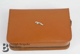 Jaguar Brown Leather Vanity Case