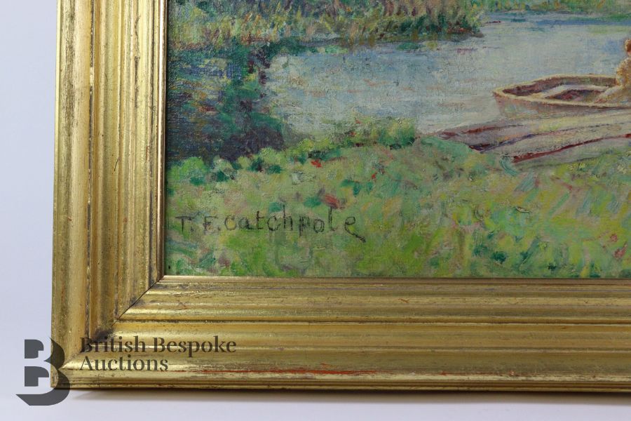 Frederick T. Catchpole Oil on Canvas - Image 3 of 3