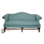 Duck Egg Blue Sofa and Chair