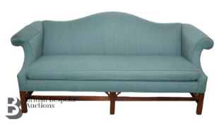 Duck Egg Blue Sofa and Chair